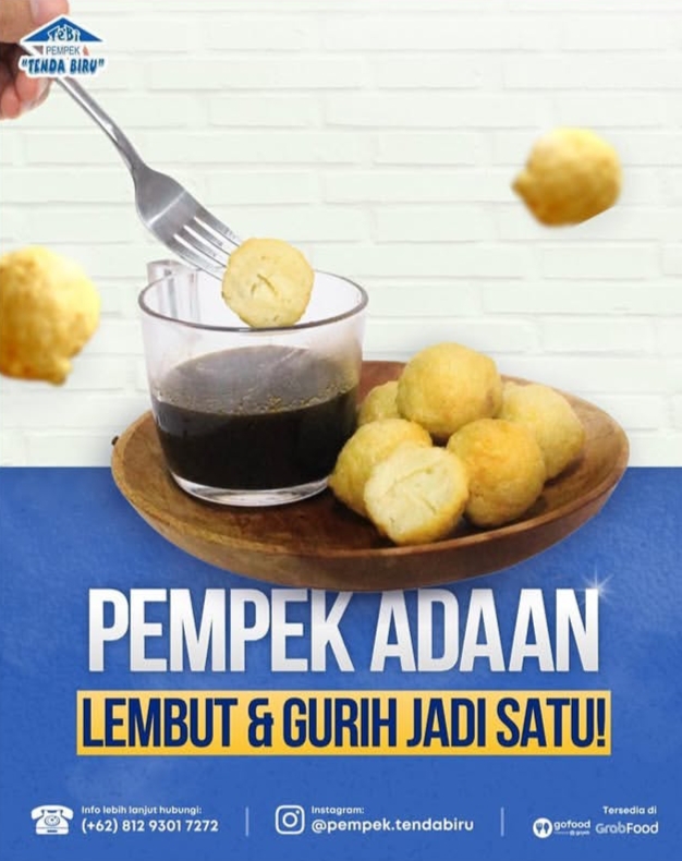 Pempek Tenda Biru Rajabasa